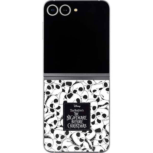 Disney The Nightmare Before Christmas Jack Skellington Pattern Galaxy Z Flip6 Skin